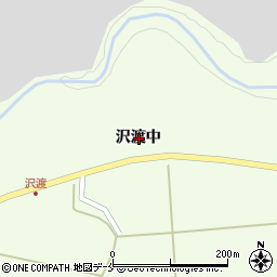 宮城県黒川郡大和町吉田沢渡中周辺の地図