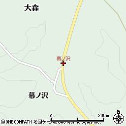 幕ノ沢周辺の地図