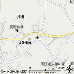 宮城県石巻市須江沢田前周辺の地図