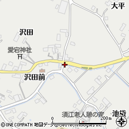 宮城県石巻市須江沢田7周辺の地図