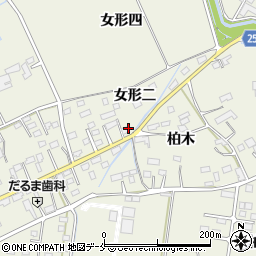 宮城県石巻市広渕女形二周辺の地図
