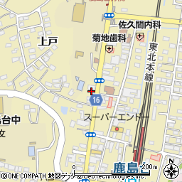 宮城県大崎市鹿島台平渡上戸1周辺の地図