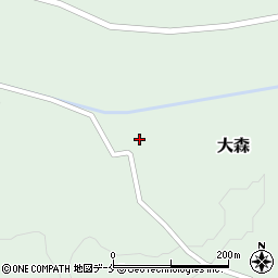 宮城県黒川郡大衡村大森田尻周辺の地図