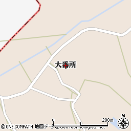 宮城県石巻市北村大番所周辺の地図