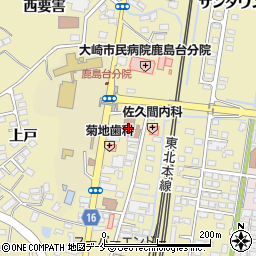 大崎市鹿島台総合支所周辺の地図