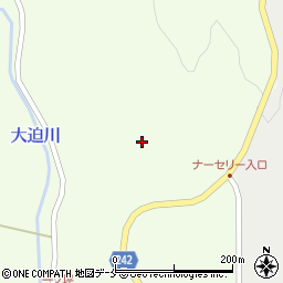 宮城県大崎市鹿島台大迫（早坂）周辺の地図