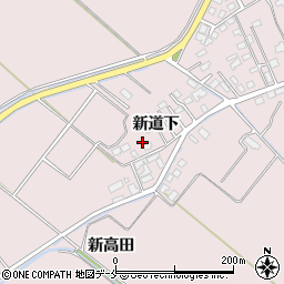 宮城県石巻市鹿又新道下周辺の地図