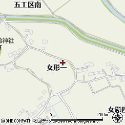 宮城県石巻市広渕女形一8周辺の地図