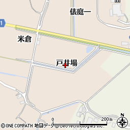 宮城県石巻市北村戸井場周辺の地図