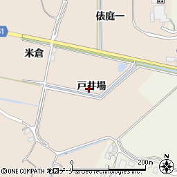 宮城県石巻市北村（戸井場）周辺の地図