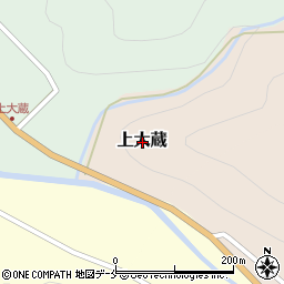 新潟県村上市上大蔵周辺の地図