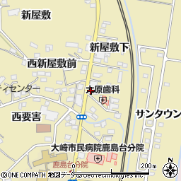 ＥＮＥＯＳ鹿島台ＳＳ周辺の地図