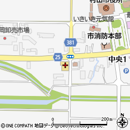山形トヨペット　村山店周辺の地図