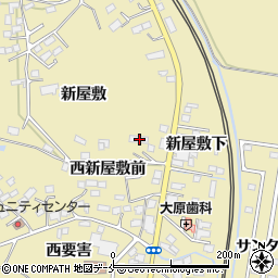 宮城県大崎市鹿島台平渡新屋敷1周辺の地図