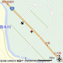 新潟県村上市下大蔵243周辺の地図