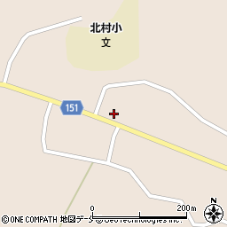 宮城県石巻市北村幕ケ崎周辺の地図