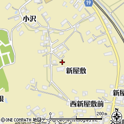 宮城県大崎市鹿島台平渡（新屋敷）周辺の地図