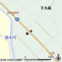 新潟県村上市下大蔵100周辺の地図
