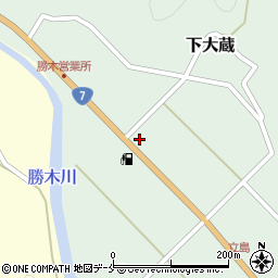 新潟県村上市下大蔵231周辺の地図