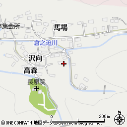 宮城県石巻市東福田沢向周辺の地図