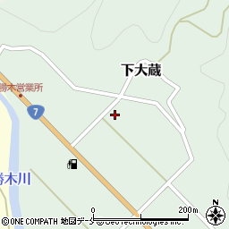 新潟県村上市下大蔵155周辺の地図