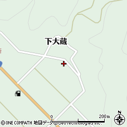 新潟県村上市下大蔵156周辺の地図