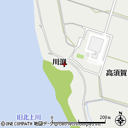 宮城県石巻市東福田（川渕）周辺の地図