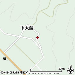 新潟県村上市下大蔵807周辺の地図