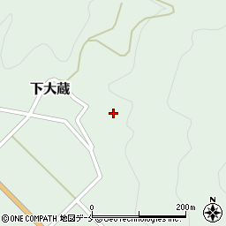 新潟県村上市下大蔵798周辺の地図