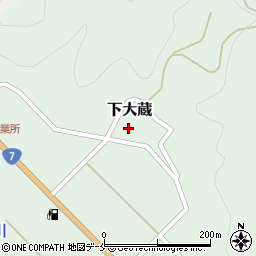 新潟県村上市下大蔵195周辺の地図