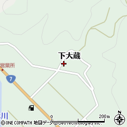 新潟県村上市下大蔵193周辺の地図