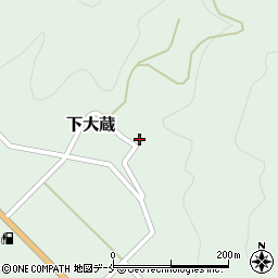 新潟県村上市下大蔵790周辺の地図