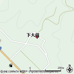 新潟県村上市下大蔵810周辺の地図