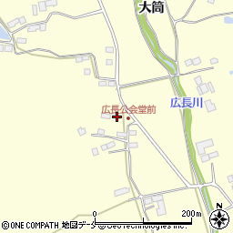 宮城県大崎市鹿島台広長中上下15周辺の地図