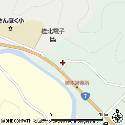 新潟県村上市下大蔵124周辺の地図