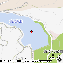 東沢溜池周辺の地図
