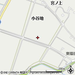 宮城県石巻市東福田小谷地周辺の地図
