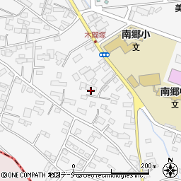 宮城県遠田郡美里町木間塚夫婦沼東周辺の地図