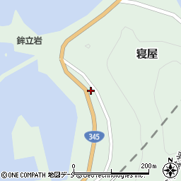 新潟県村上市寝屋62周辺の地図