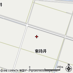 宮城県石巻市東福田東待井周辺の地図
