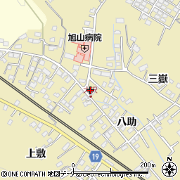 宮城県大崎市鹿島台平渡八助周辺の地図