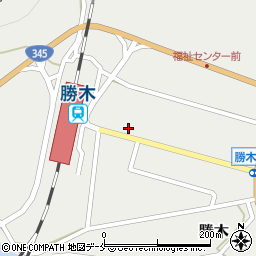 新潟県村上市勝木1205-1周辺の地図