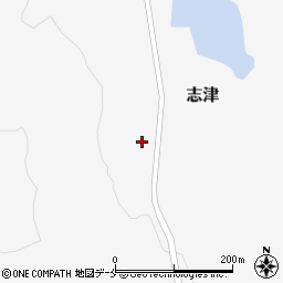 山形県西村山郡西川町志津1周辺の地図