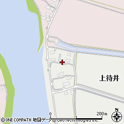 宮城県石巻市東福田上待井周辺の地図