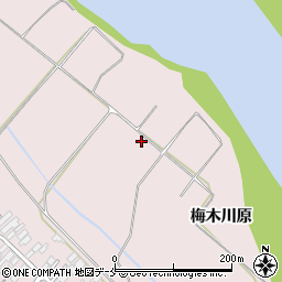 宮城県石巻市鹿又梅木川原周辺の地図