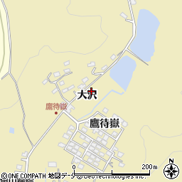 宮城県大崎市鹿島台平渡（大沢）周辺の地図