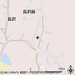 宮城県大崎市鹿島台木間塚（長沢前）周辺の地図