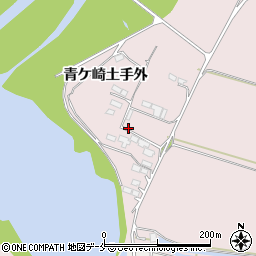 宮城県石巻市大森青ケ崎土手外周辺の地図