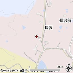 宮城県大崎市鹿島台木間塚長沢周辺の地図