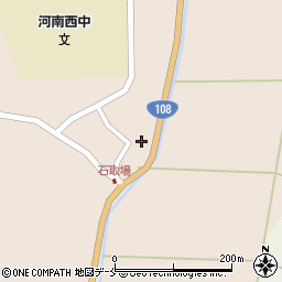 宮城県石巻市北村石取場周辺の地図